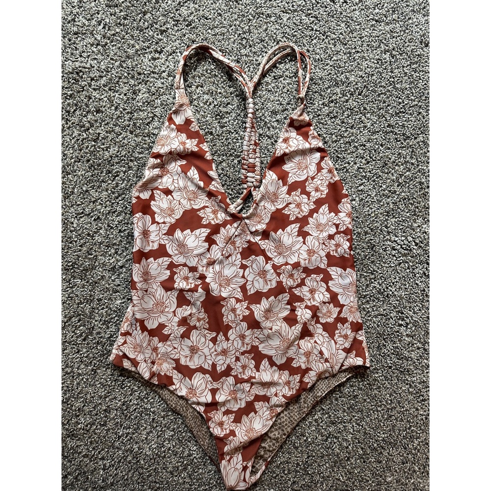 Acacia Swimwear - Venezuela One Piece in Rust Magnolia - M